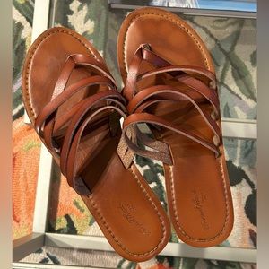 brown sandals
